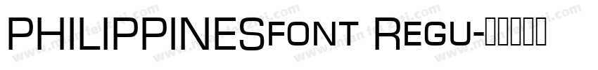 PHILIPPINESfont Regu字体转换